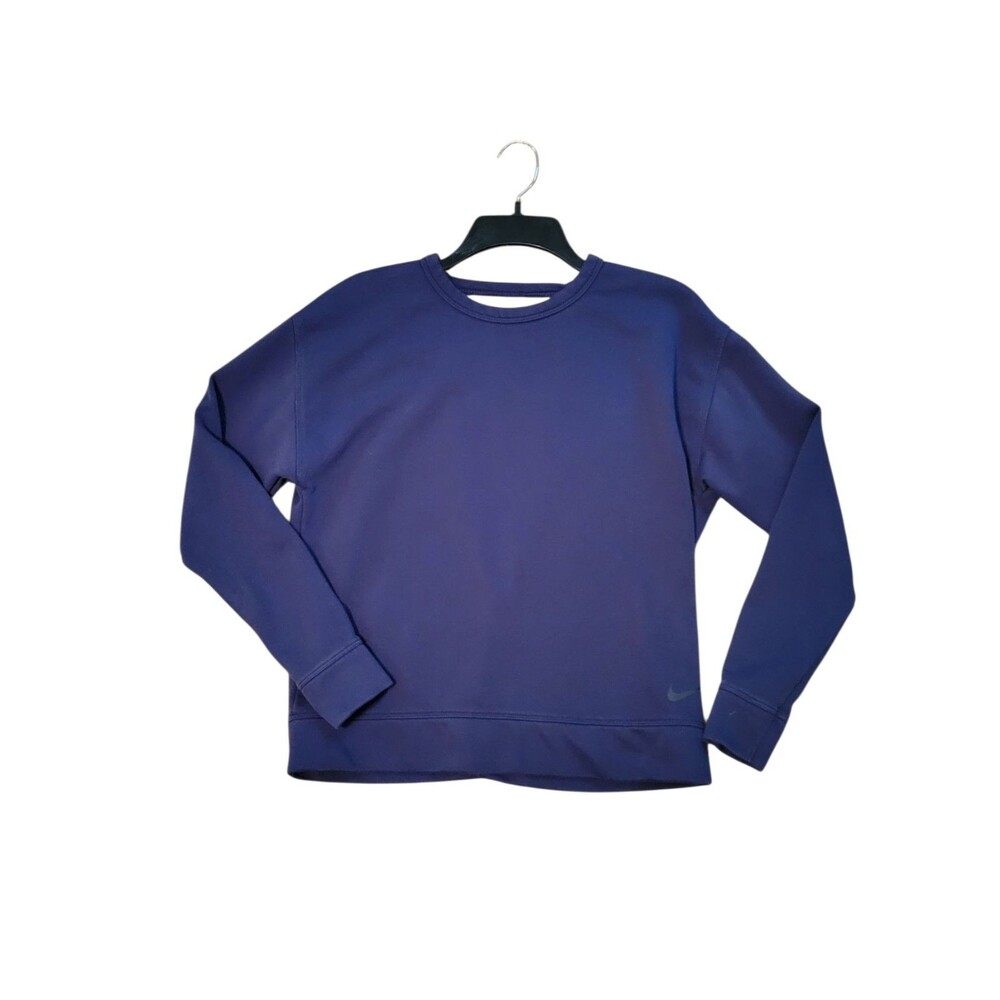 Women's Size XS Nike Backless Sweatshirt Navy Blue
